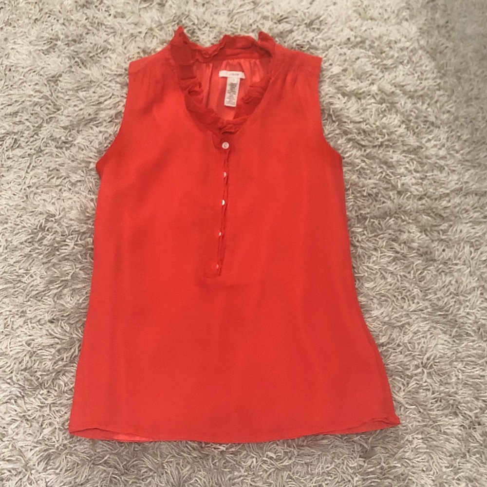 J.Crew sleeveless blouse
